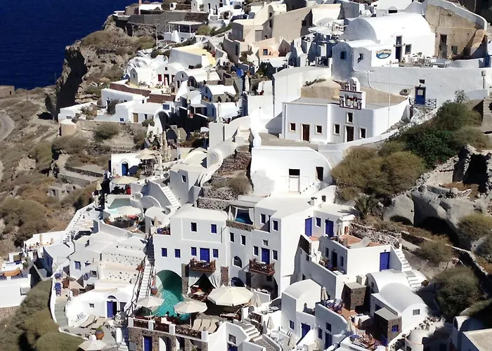 Villa Luxurious Santorini Penthouse 1 Bedroom Magical Caldera Sea Views *