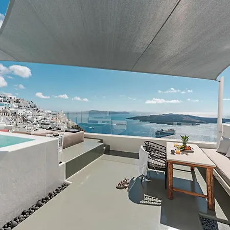 וילה Luxurious Santorini Penthouse 1 Bedroom Magical Caldera Sea Views