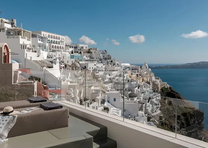 Luxurious Santorini Penthouse 1 Bedroom Magical Caldera Sea Views